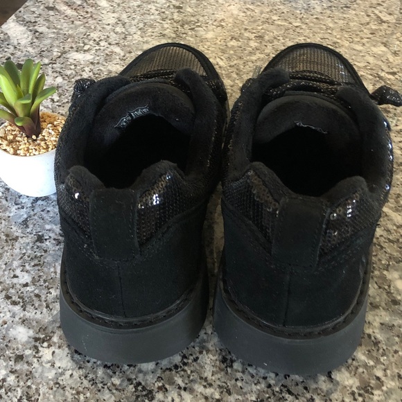 SKECHERS Keepsakes Cozy Street Hiker 8 Black MEMORY FOAM scotchgard NWOB - Picture 6 of 9